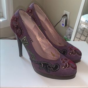 purple heels